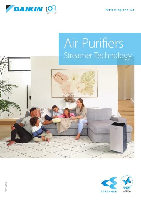 Cover of the Daikin Daikin Air Purifiers brochure